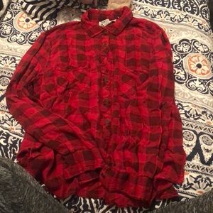 Spoon S Red and Black Plaid